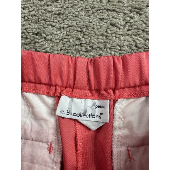 CB Collections Pants Womens 8 Petite Polyester Spandex Capri Trousers Ladies - Picture 10 of 13